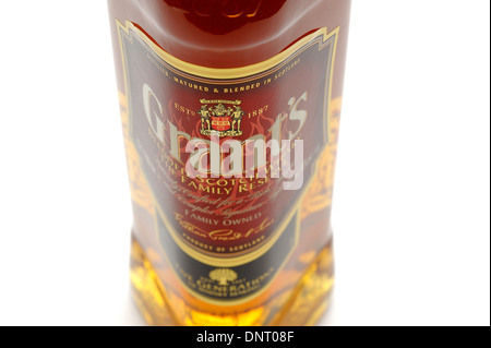 A bottle of Grants whiskey Stock Photo