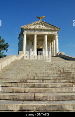 The Illinois State Memorial at Vicksburg National Military Park, Vicksburg, Mississippi Stock Photo