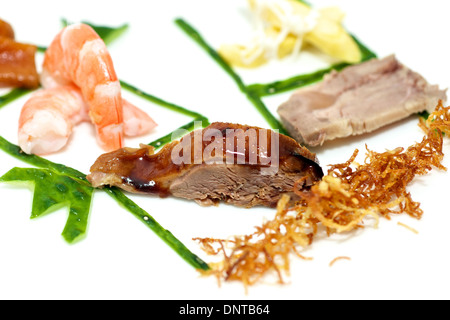 delicious Chinese roast duck gourmet dish Stock Photo