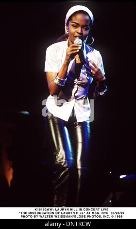 Mar. 23, 1999 - K15152WW 03/23/99.LAURYN HILL IN CONCERT LIVE