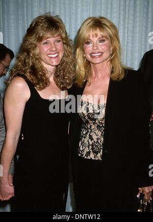 Loni Anderson and daughter Deidre arriving at the engagement party for Liza  Minelli and David Gest at the SkyBar, Mondrian Hotel in Los Angeles.  February 21, 2002. - AndersonLoni Deirdre daug01.JPG 