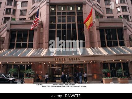 May 29, 2001 - RIHGA HOTEL NYC 05/25/01. HENRY McGEE/   2001(Credit Image: © Globe Photos/ZUMAPRESS.com) Stock Photo