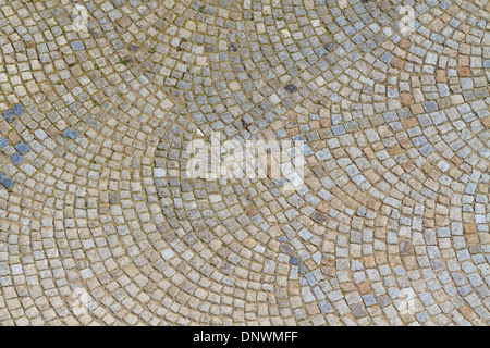 Granite Cobblestone Street Pavement (texture) Stock Photo