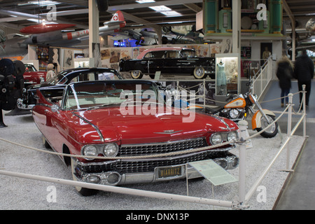 A Cadillac Eldorado Biarritz Convertible from 1959 on Display at Sinsheim Museum in Germany