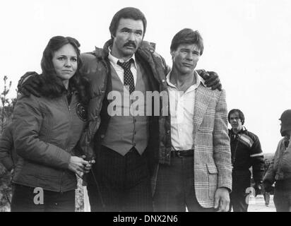 July 5, 1978 - SALLY FIELDS with Burt Reynolds and Jan Michael Vincent.Hooper.1978.(Credit Image: © Globe Photos/ZUMAPRESS.com) Stock Photo