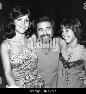 July 6, 1978 - SALLY FIELDS with Burt Reynolds and Kristy  McNichol.1978.(Credit Image: © Globe Photos/ZUMAPRESS.com) Stock Photo