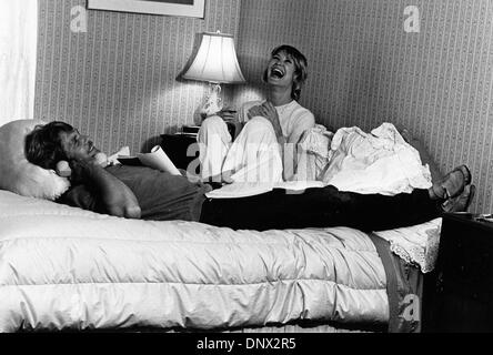 Aug. 1, 1987 - DEE WALLACE with Christopher Stone at home in California