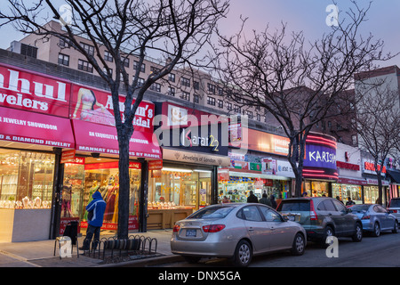 'Little India' district of Jackson Heights, Queens, New York City Stock Photo