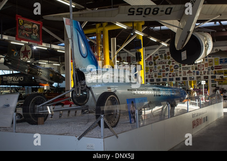 The Rocket powered car Blue Flame from the Sinsheim Museum in Germany Stock Photo