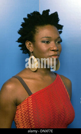Dec 10, 2005; Los Angeles, CA, USA; Music recording artist INDIA.ARIE arrives at the 2nd annual 'Grammy Jam' at the Orpheum theatre in Los Angeles, Saturday 10  December 2005. The Recording Academy and the Entertainment Industry Foundation (EIF) present this event to celebrate the career and music of Stevie Wonder, featuring artists performing a set of his biggest hits. Proceeds fr Stock Photo
