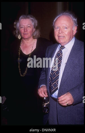 Hollywood, CA, USA; CARROLL O'CONNOR and wife NANCY O'CONNOR are shown ...