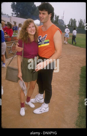 Hollywood, CA, USA;  Soap stud JOHN LOPRIENO and LISA BRIEN are shown in an undated photo. Mandatory Credit: Kathy Hutchins/ZUMA Press. (©) Kathy Hutchins Stock Photo