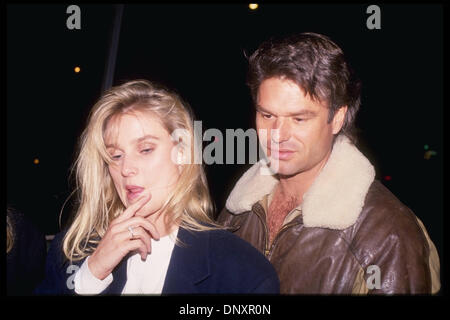 Hollywood, CA, USA;  Actor HARRY HAMLIN and wife NICOLLETTE SHERIDAN are shown in an undated photo.  Mandatory Credit: Kathy Hutchins/ZUMA Press. (©) Kathy Hutchins Stock Photo