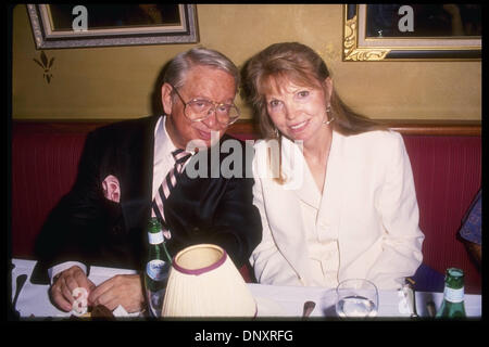 August 17, 1994; Hollywood, CA, USA;  MEL TORME and wife ALI SEVERSON attend the Steve March performance held at Taou.  Mandatory Credit: Kathy Hutchins/ZUMA Press. (©) Kathy Hutchins Stock Photo