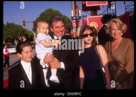 September 9, 1995.  Hollywood, Ca, USA; JOHN WALSH, wife REVE WALSH, CALLAHAN WALSH, HAYDEN WALSH and MEGAN WALSH attend the Technical Emmy Awards held in Pasadena, Ca. on September 9, 1995.  Mandatory Credit: Kathy Hutchins/ZUMA Press. (©) Kathy Hutchins Stock Photo