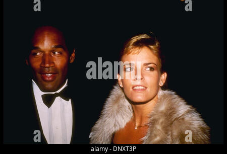 Hollywood, CA, USA;  NICOLE BROWN SIMPSON and O.J. SIMPSON attend are shown in an undated photo.   Mandatory Credit: Kathy Hutchins/ZUMA Press. (©) Kathy Hutchins Stock Photo