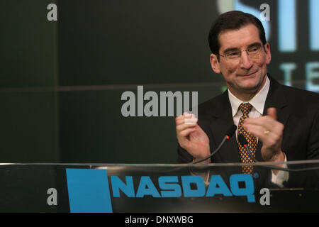 Jan 03, 2006; New York, NY, USA; ROBERT GREIFELD, CEO of NASDAQ before the NASDAQ opening bell in New York. Jan 9th will mark the debut of 'The Howard Stern Show' on Sirius Satellite Radio Inc. (SIRI).  Mandatory Credit: Photo by John Marshall Mantel/ZUMA Press. (©) Copyright 2006 by John Mantel Stock Photo