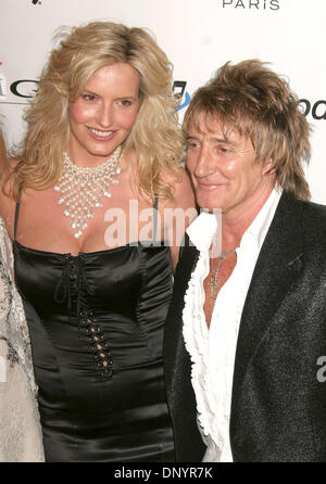 Feb 07, 2006; Los Angeles, CA, USA;  Singer ROD STEWART and PENNY LANCASTER   at the Clive Davis Annual  Pre Grammy Party held at the Beverly Hilton Hotel. Mandatory Credit: Photo by Paul Fenton/KPA/ZUMA Press. (©) Copyright 2006 by Paul Fenton Stock Photo