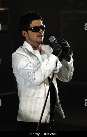 Feb 13, 2006; New York, NY, USA; New Lead Singer JD FORTUNE and INXS performing live in concert at Avery Fisher Hall in New York. Mandatory Credit: Photo by Jeffrey Geller/ZUMA Press. (©) Copyright 2006 by Jeffrey Geller Stock Photo