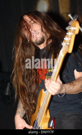 Feb 16, 2006; Norfolk, VA, USA; Swedish death metal rockers 'Opeth' rocks the crowd at the Norva in Norfolk, VIirginia on February 16th, 2006. Mandatory Credit: Photo by Jeff Moore/ZUMA Press. (©) Copyright 2006 by Jeff Moore Stock Photo