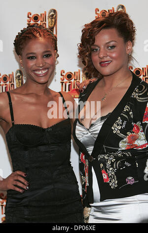 Mar 04, 2006; Pasadena, CA, USA; Singers FLOETRY in the press room at the Twentieth Annual Soul Train Music Awards held at the Pasadena Civic Auditorium. Mandatory Credit: Photo by Jerome Ware/ZUMA Press. (©) Copyright 2006 by Jerome Ware Stock Photo
