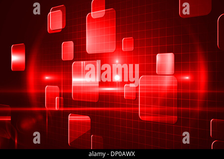 Futuristic technology interface Stock Photo