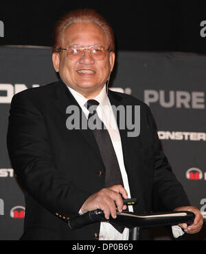 Las Vegas, Nevada, USA. 6th Jan, 2014. Monster Inc founder and CEO Noel Lee speaks at a press event at Mandalay Bay Convention Center for the 2014 International CES on January 6, 2014 in Las Vegas, Nevada. Credit:  Marcel Thomas/ZUMAPRESS.com/Alamy Live News Stock Photo