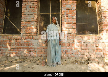 Mar 07, 2006; Anantpur village, Uttar-Pradesh, INDIA; Malti, a 40-year-old woman qualified for a CASHPOR Micro Credit loan. She bought this poultry farm with her Rs. 8,000 loan three months ago. Mandatory Credit: Photo by Frank Huster/ZUMA Press. (©) Copyright 2006 by Frank Huster Stock Photo