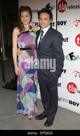 Mar 22, 2006; Hollywood, CA, USA; Actress SUNSHINE TUTT and Actor CHRIS KATTAN at the premiere of Adam and Steve in Los Angeles. Mandatory Credit: Photo by Marianna Day Massey/ZUMA Press. (©) Copyright 2006 by Marianna Day Massey Stock Photo