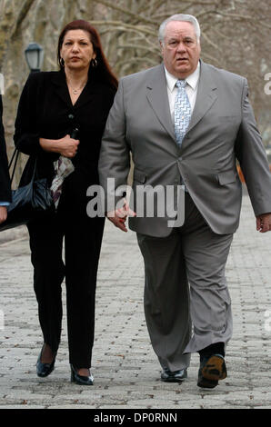 Apr 06, 2006; Brooklyn, New York, USA; A federal court jury found former New York police detectives Louis Eppolito (pictured) and Stephen Caracappa guilty of taking part in murders for organized crime. Eppolito, 57, and Caracappa, 64, arrested last year in Las Vegas, could be sentenced to as much as life in prison for the killings. Pictured: Mar 14, 2006; Brooklyn, New York, USA; F Stock Photo