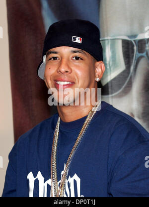 Daddy Yankee poses for a photo before a Champions Cup soccer match