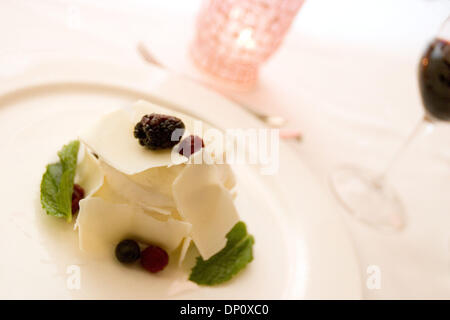 Apr 07, 2006; New Orleans, LA, USA; Restaurant August in the Central Business District of New Orleans. Pictured: Pere Rue dessert. Mandatory Credit: Photo by Kayte Deioma/ZUMA Press. (©) Copyright 2006 by Kayte Deioma Stock Photo