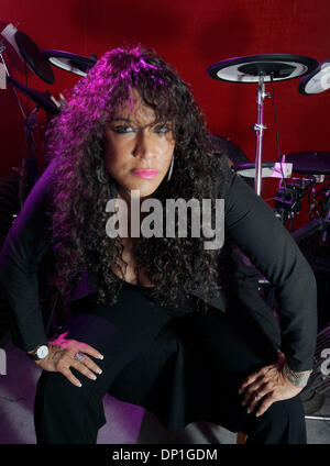 May 01, 2006; San Diego, CA, USA; VERONICA FREEMAN, the lead singer in San Diego heavy-metal band Benedictum. Although the group is all but unknown here, it will be opening shows on Guns N' Roses' European tour this summer.  Mandatory Credit: Photo by Scott Linnett/SDU-T/ZUMA Press. (©) Copyright 2006 by SDU-T Stock Photo