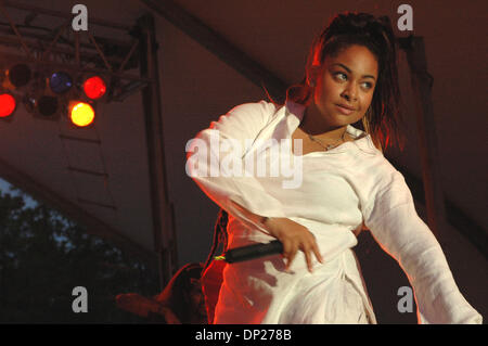 May 19, 2006; Richmond, VA, USA; RAVEN SYMONE, who stars in Disney Channel's original comedy series 'That's So Raven' and is best known for her role on 'The Cosby Show' performs at the Innsbrook Pavillion in Richmond, VA on May 19, 2006. Mandatory Credit: Photo by Tina Fultz/ZUMA Press. (©) Copyright 2006 by Tina Fultz Stock Photo