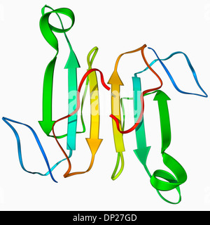 Cobra venom molecule Stock Photo