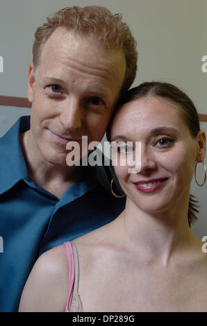 May 21, 2006; New York, NY, USA; Russian immigrant and world class ballroom dancer TATIANA LOGISHEVA and her fiancee U.S. citizen PAUL KEEGAN. Tatiana's parents Victor Rybushkin and Liudmila have been denied visas to visit the U.S. after being interviewed by U.S. immigration officials in Moscow who fear they would remain in the U.S. illegally after their daughter's wedding in June. Stock Photo