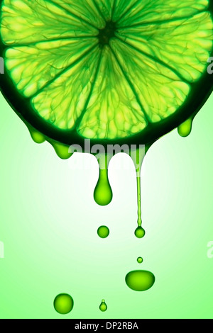 Lemon slice, composite image Stock Photo