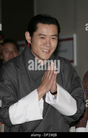 Jun 11, 2006; Bangkok, THAILAND; HRH Jigme Khesar Namgyel Wangchuck of Bhutan arrives at Bangkok Military Airport to join the King of Thailand's 60th Anniversary celebrations. Royal guests from 25 nations are expected to arrive in Bangkok for His Majesty King Bumibol Adulyadej's 60th Anniversary on the Throne celebrations. On Monday the 12th the royal guests will witness the rarely Stock Photo