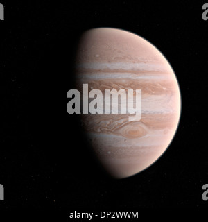 Jupiter, artwork Stock Photo
