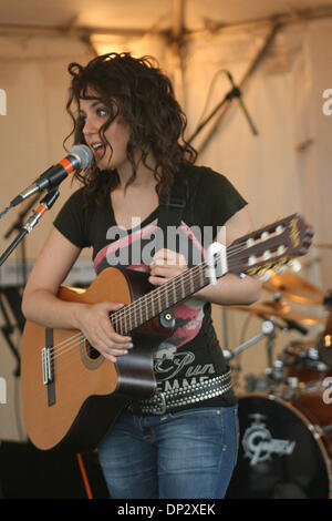 Jun 12, 2006; Boston, MA, USA; U.K. sensation KATIE MELUA sings at the opening of the new LTK restaurant on Seaport Boulevard. LTK is Legals Test Kitchen. Melua's appearance was sponsored by radio station WBOS. Mandatory Credit: Photo by Bethany Versoy/ZUMA Press. (©) Copyright 2006 by Bethany Versoy Stock Photo