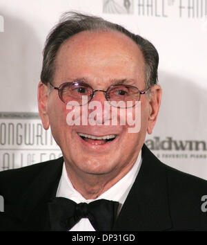 Jun 15, 2006; New York, NY, USA; HAL DAVID at the arrivals for the 2006 Songwriters Hall of Fame Awards held at the Marriott Marquis Hotel. Mandatory Credit: Photo by Nancy Kaszerman/ZUMA Press. (©) Copyright 2006 by Nancy Kaszerman
