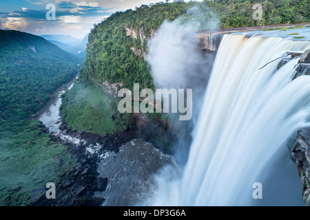 Kaieteur Falls, Kaieteur National Park, Guyana, Potato River, Combines huge volume of water with 822 foot drop Stock Photo