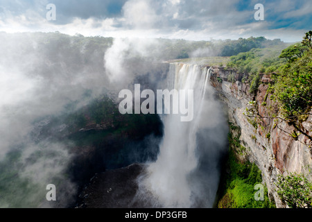 Kaieteur Falls, Kaieteur National Park, Guyana, Potato River, Combines huge volume of water with 822 foot drop Stock Photo