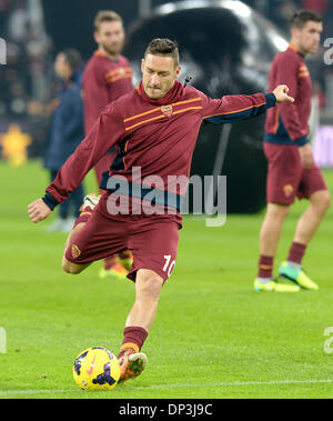 Torino, Italy. 5th Jan, 2014. Francesco Totti during the Serie A match between Juventus and AS Roma at Juventus Stadium on January 5, 2014 in Torino, Italy.Photo: Filippo Alfero/NurPhoto © Filippo Alfero/NurPhoto/ZUMAPRESS.com/Alamy Live News Stock Photo