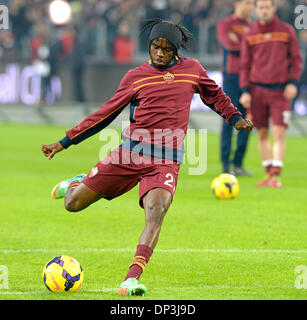 Torino, Italy. 5th Jan, 2014. Gervinho during the Serie A match between Juventus and AS Roma at Juventus Stadium on January 5, 2014 in Torino, Italy.Photo: Filippo Alfero/NurPhoto © Filippo Alfero/NurPhoto/ZUMAPRESS.com/Alamy Live News Stock Photo