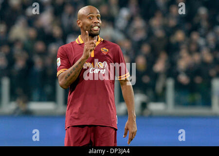 Torino, Italy. 5th Jan, 2014. Maicon during the Serie A match between Juventus and AS Roma at Juventus Stadium on January 5, 2014 in Torino, Italy.Photo: Filippo Alfero/NurPhoto © Filippo Alfero/NurPhoto/ZUMAPRESS.com/Alamy Live News Stock Photo