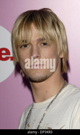 July 11, 2006; Pasadena, CA, USA; Musician AARON CARTER at the Style Network Party as part of the 2006 TCA Summer Press Tour. Mandatory Credit: Photo by Vaughn Youtz. (©) Copyright 2006 by Vaughn Youtz. Stock Photo
