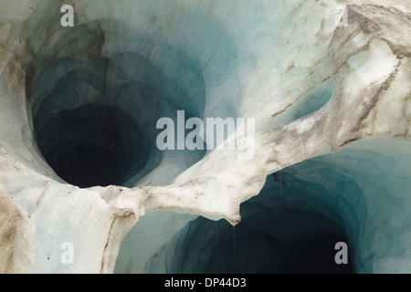 Little rack railway Montenvers- Mer de glace, Chamonix, French Alps, Savoie, France, Europe Stock Photo