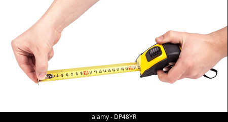 measure tape Stock Photo