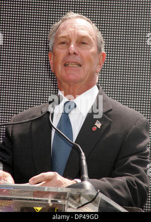 Jul 31, 2006; New York, NY, USA; NYC Mayor MICHAEL BLOOMBERG at the press conference for the 2006 nominees and performers for the MTV Video Music Awards held at Top of the Rock. Mandatory Credit: Photo by Nancy Kaszerman/ZUMA Press. (©) Copyright 2006 by Nancy Kaszerman Stock Photo